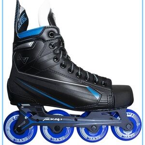 Alkali Revel 6 Inline Roller Hockey Skates (Skate Size 9, fits men shoe 10-10.5)